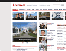 Tablet Screenshot of i-noviny.cz
